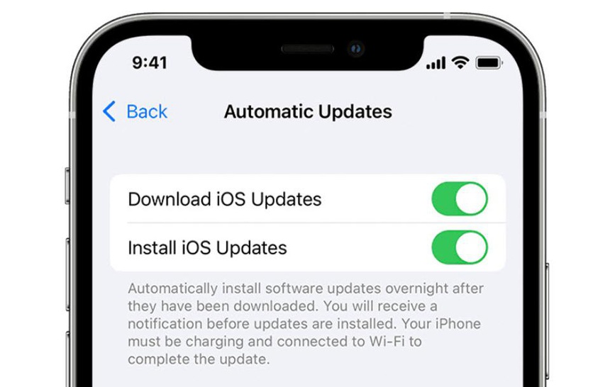 Nguyên nhân iOS chậm cập nhật tự động