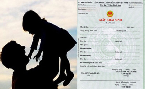 Thủ tục để đăng ký khai sinh cho con ngoài giá thú