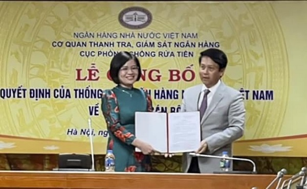 Bổ nhiệm lãnh đạo Cơ quan Thanh tra, giám sát ngân hàng