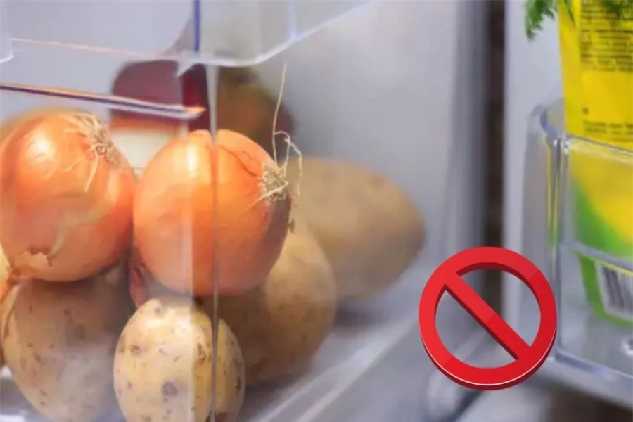Tại sao không được bảo quản hành tây trong tủ lạnh?