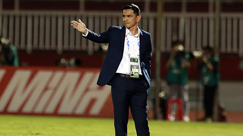 HLV Kiatisak: 'Thật tiếc khi HAGL không thể giữ được trận thắng'