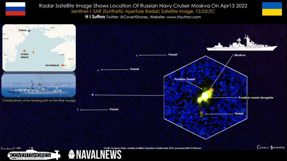 Chuyên gia: Tàu Moskva bị bắn chìm - Nga hay Ukraine nói thật? Bằng chứng nằm hết ở đây! - Ảnh 4.