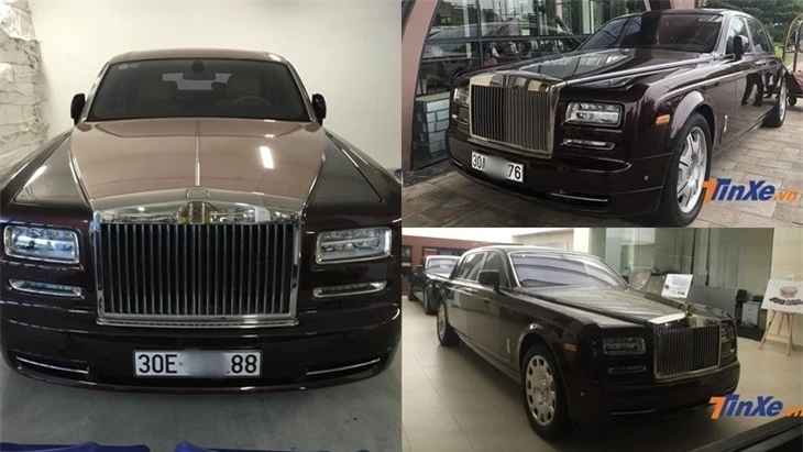 3 chiếc xe Rolls-Royce Phantom cá nhân hóa chính hãng độc bản của các Chủ tịch nổi tiếng tại Việt Nam