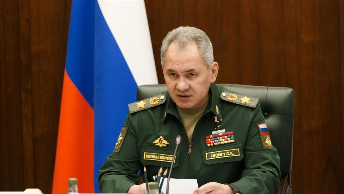 Bộ trưởng Quốc phòng Nga Sergei Shoigu. Ảnh: Sputnik.