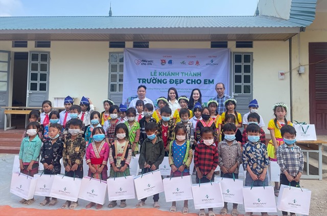 Khánh thành 5 điểm trường cho trẻ em vùng cao