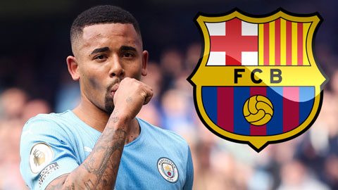 Gabriel Jesus muốn rời Man City, gia nhập Barca giá 25 triệu bảng?