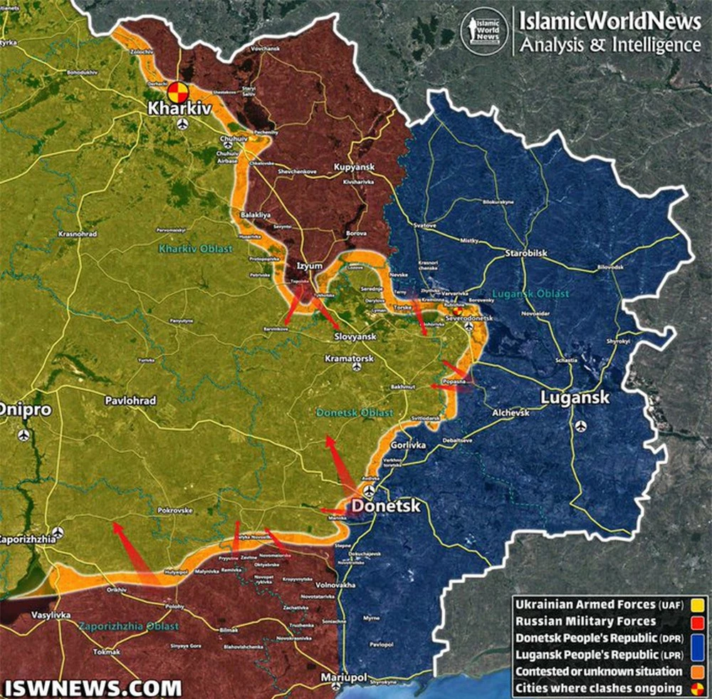 Báo Nga: Mặc bất lợi, Ukraine có thể sẽ chơi đôi công ở Donbass bằng 6 vạn quân? - Ảnh 2.
