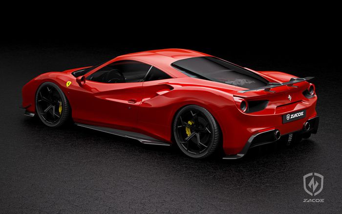 Siêu xe Ferrari 488 GTB với gói độ 'Ngựa Xích Thố'