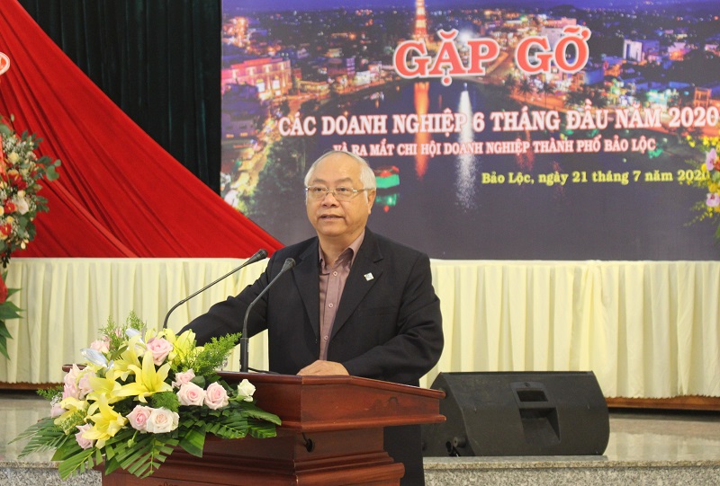 Ông Đinh Minh Quý - Chủ tịch Hiệp hội Doanh nghiệp tỉnh Lâm Đồng.