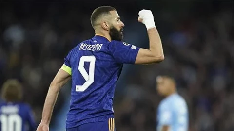 Benzema chơi trận thứ 600 cho Real Madrid: Bản lĩnh của 'Big Ben'