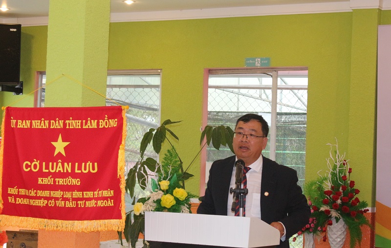Ông Nguyễn Đình Sơn, Phó Chủ tịch Hiệp hội Doanh nghiệp tỉnh Lâm Đồng 