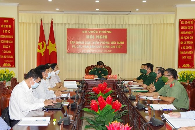 Bộ Quốc phòng tập huấn Luật Biên phòng Việt Nam