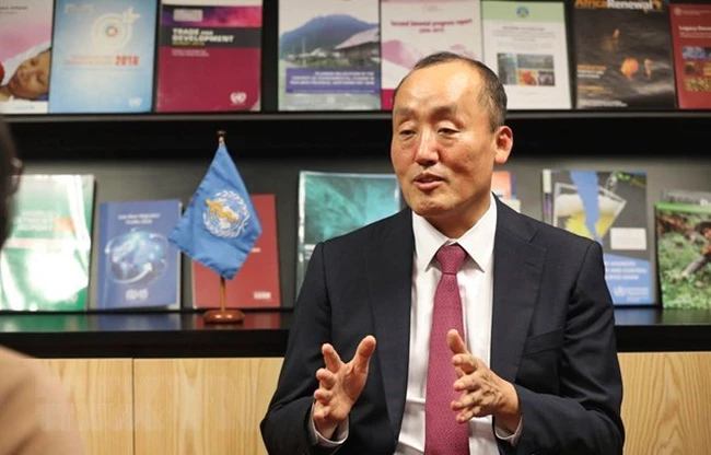 Tiến sỹ Kidong Park, Trưởng Đại diện WHO tại Việt Nam. Ảnh: Minh Quyết/TTXVN
