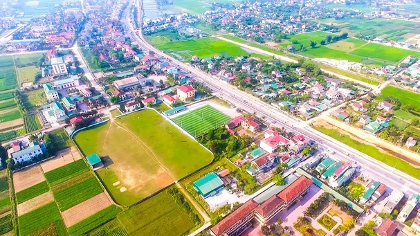 Một góc của huyện Nghi Lộc.