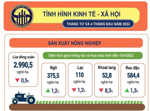 Toàn cảnh bức tranh kinh tế - xã hội tháng 4/2022