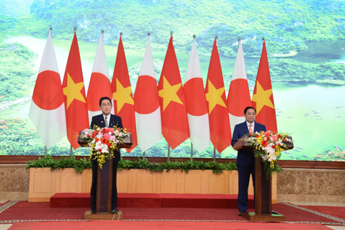 Thủ tướng Phạm Minh Chính hội đàm với Thủ tướng Nhật Bản Kishida Fumio