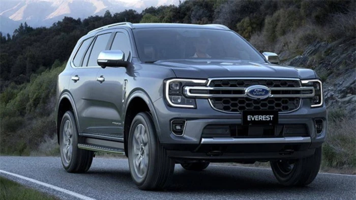 hé lộ trang bị ford everest hoàn toàn mới tại việt nam