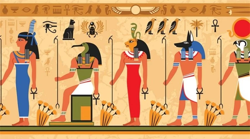 C&aacute;c vị thần Ai Cập thường c&oacute; đầu con vật th&acirc;n người. ẢnhL The Grunge