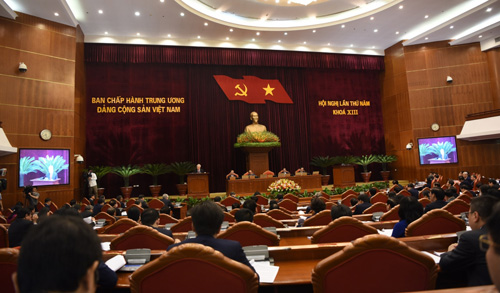 Thông cáo báo chí ngày làm việc thứ nhất Hội nghị Trung ương 5 khóa XIII