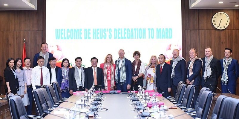 Đây là chuyến thăm Việt Nam đầu tiên của hai vị CEO toàn cầu của Tập đoàn De Heus. 