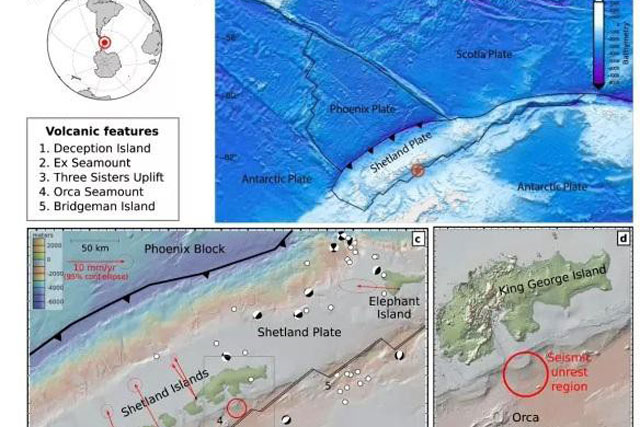 Núi lửa dưới đáy băng Nam Cực gây ra 85.000 trận động đất
