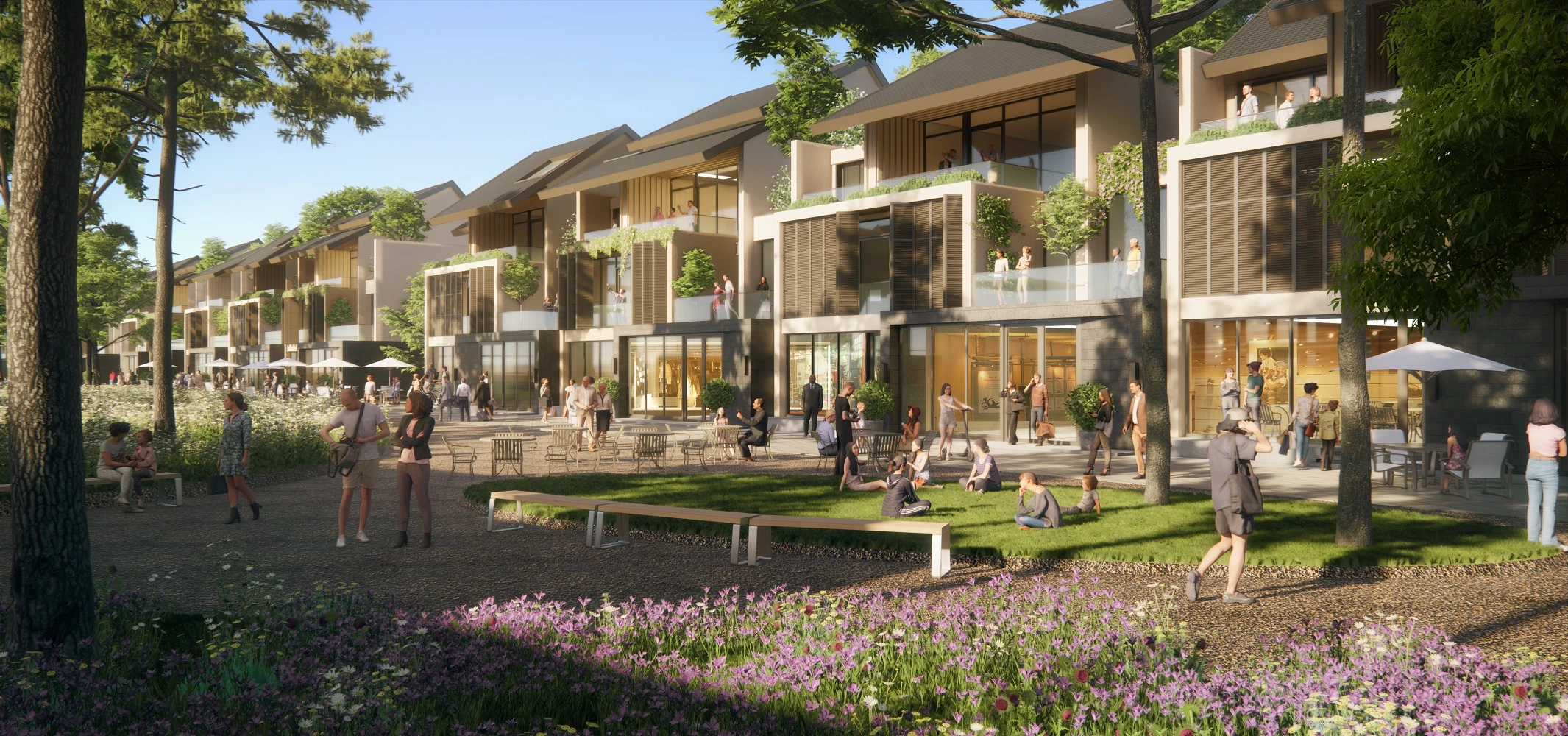 Không gian thiên nhiên của Retail Villa - Ảnh minh họa.