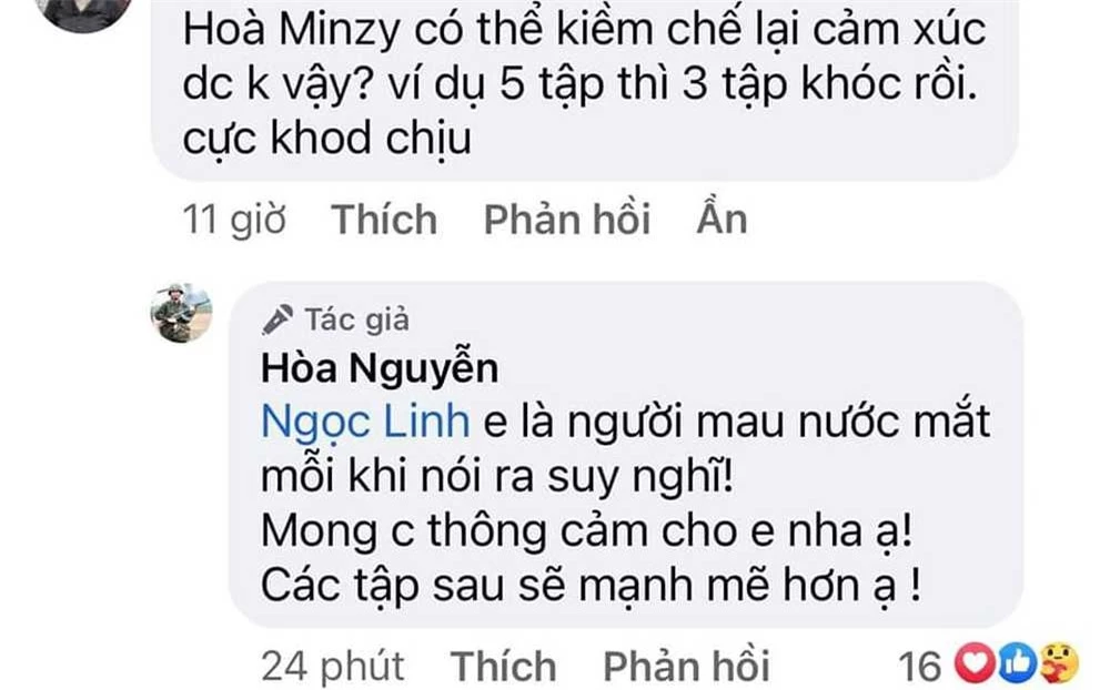 Bị nhắc nhở vì liên tục khóc lóc trong Sao nhập ngũ, Hòa Minzy lên tiếng - Ảnh 4.