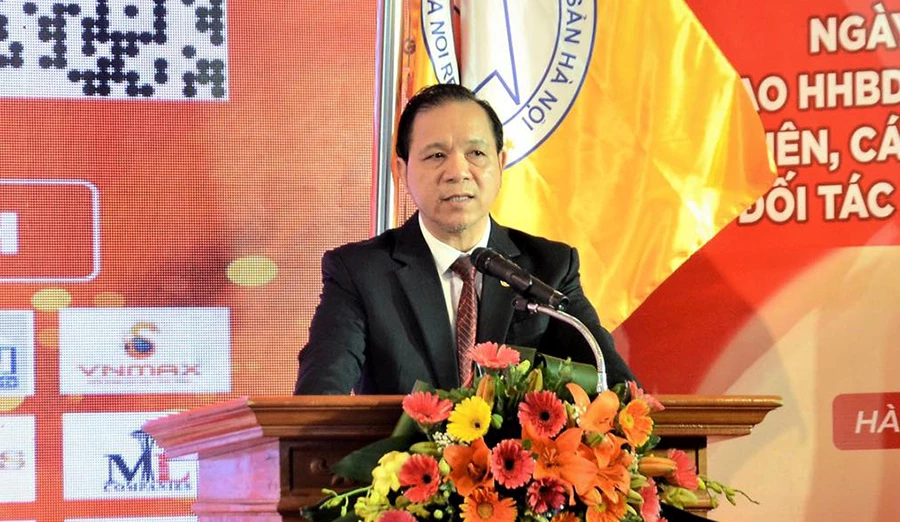 TS Nguyễn Hữu Cường - Chủ tịch HNREA phát biểu khai mạc Đại hội