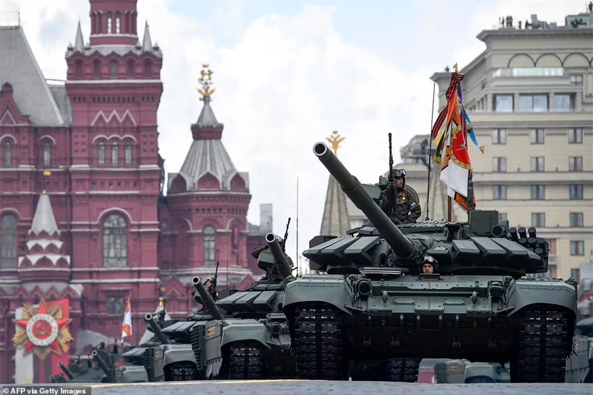 Xe tăng T-72B3M. Ảnh: AFP.