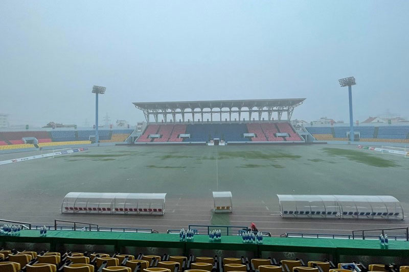 SEA Games 31: Hoãn 1 trận bóng đá vì mưa lớn