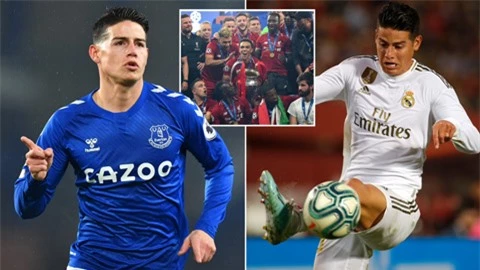 James Rodriguez 'trù ẻo' Real thua Liverpoo ở chung kết Champions League