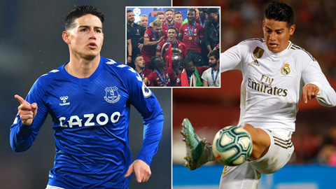 James Rodriguez 'trù ẻo' Real thua Liverpool ở chung kết Champions League