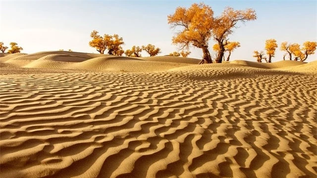 Vẻ đẹp tiềm ẩn của 5 sa mạc rộng lớn ở Trung Quốc