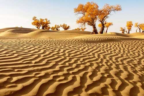 Vẻ đẹp tiềm ẩn của 5 sa mạc rộng lớn ở Trung Quốc