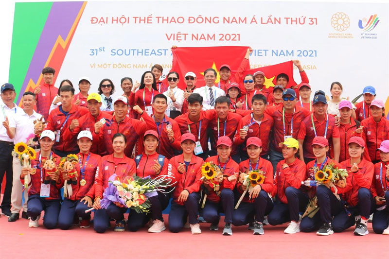 Bảng tổng sắp huy chương SEA Games 31 ngày 14/5: Đoàn thể thao Việt Nam cho Thái Lan ‘hít khói’