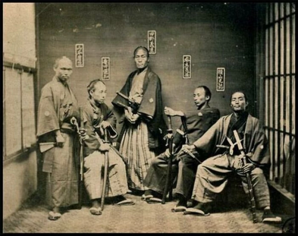 Bức ảnh các chiến binh samurai được chụp trong khoảng thời gian từ 1860 - 1880./.