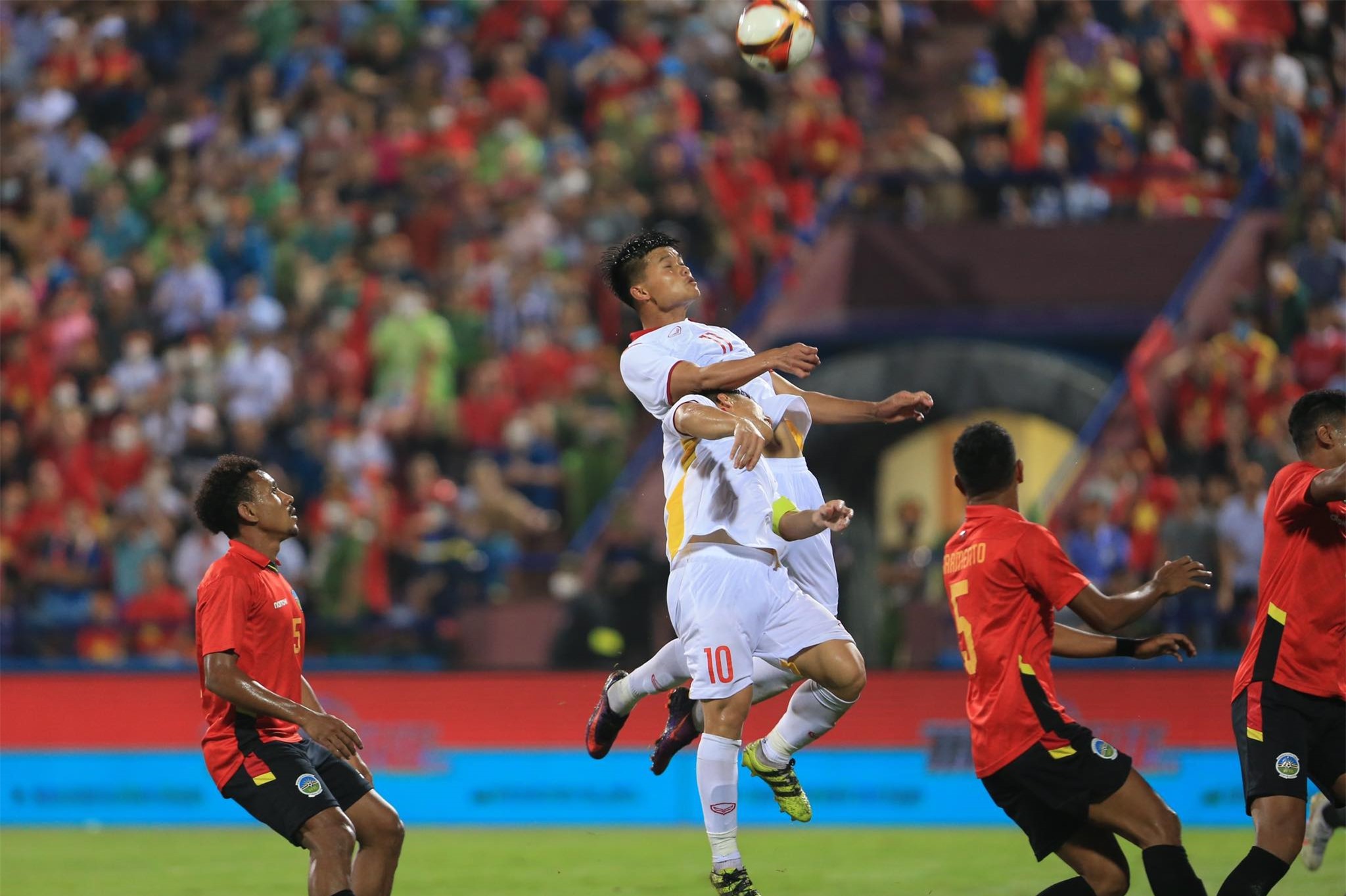 U23 Timor Leste dừng chân ở vòng bảng sau thất bại trước U23 Việt Nam - Ảnh: Đức Cường 