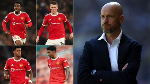HLV Ten Hag chọn 4 sao trẻ làm hạt giống tái thiết đội hình MU