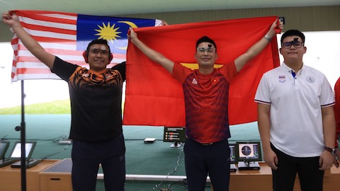 Hà Minh Thành giành HCV SEA Games 31 nghẹt thở ở môn bắn súng