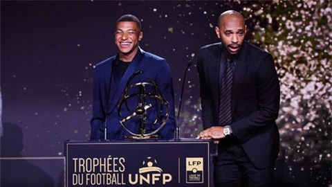 Kylian Mbappe lần thứ 3 liên tiếp là chủ nhân danh hiệu Cầu thủ xuất sắc nhất Ligue 1