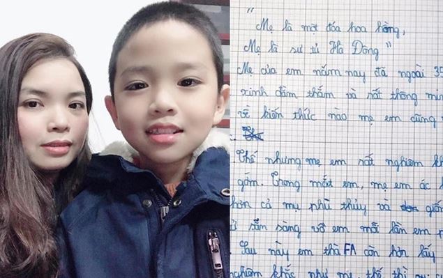 Được yêu cầu ĐẶT CÂU có hình ảnh so sánh, học sinh tiểu học viết ngay 6 từ, cô giáo đọc xong hốt hoảng: Đừng để mẹ thấy!