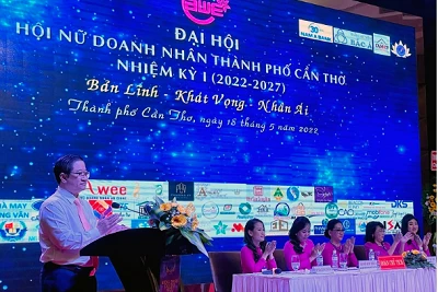 Đại hội nữ Doanh nhân TP Cần Thơ nhiệm kỳ 20222-2027