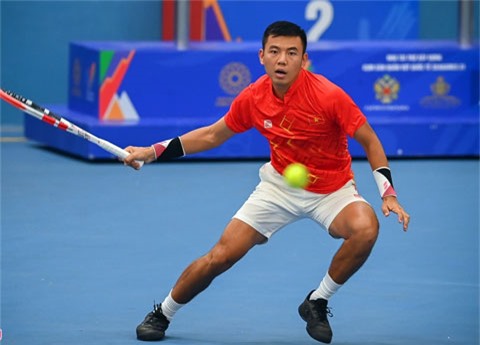 Lý Hoàng Nam thể hiện được đẳng cấp vượt trội để lên ngôi vô địch đơn nam môn quần vợt tại SEA Games 31