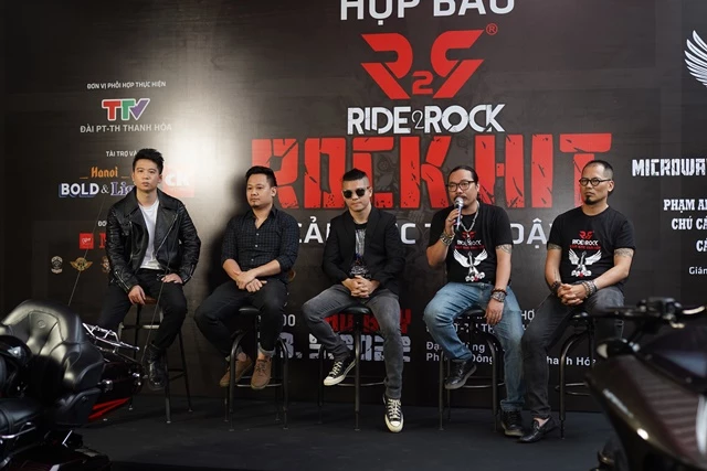 Họp báo giới thiệu về chương trình Ride2Rock – Rock Hit 2022.
