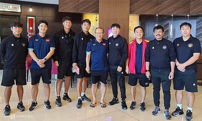 HLV Park Hang Seo không thua ông Shin Tae Yong lần nào khi Việt Nam đấu Indonesia trong 2 năm qua