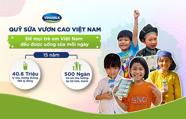 Hành trình năm thứ 15 của Quỹ sữa vươn cao Việt Nam khởi động, mang sữa đến cho hàng nghìn trẻ em