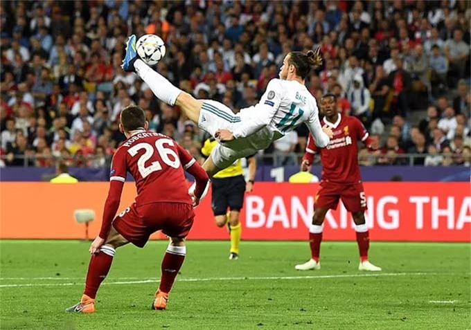 Bale từng lập siêu phẩm vào lưới Liverpool trong trận chung kết Champions League năm 2018