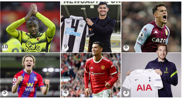 Top 10 hợp đồng thành công nhất Premier League 2021-2022: Gọi tên Ronaldo