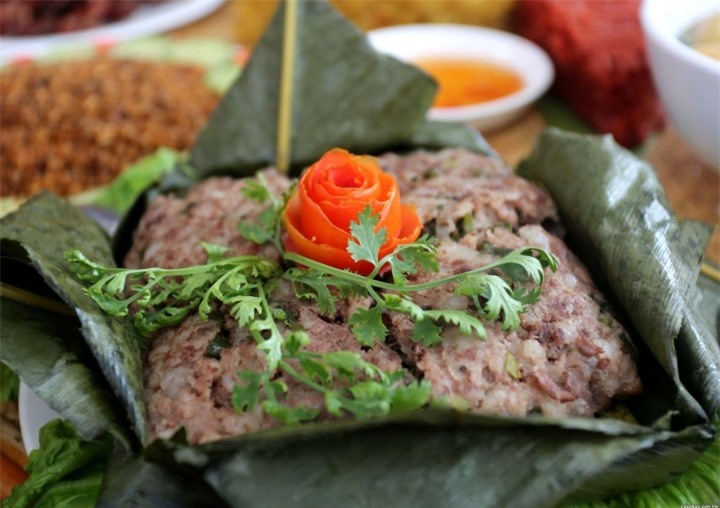 Thơm lừng thịt băm gói lá nướng - món ăn tinh túy của người Thái ở Tây Bắc - 4