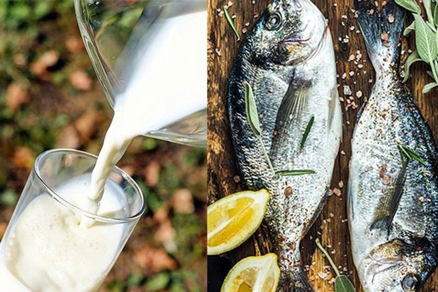 Thực phẩm "đại kị" khi kết hợp với sữa